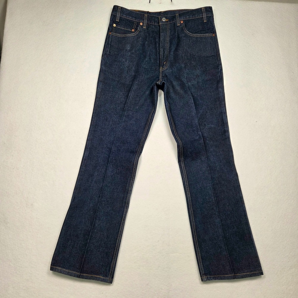 Vtg Levi's 517 Y2K Bootcut Jeans Mens 36x32 Dark Wash Blue Vintage Made in USA